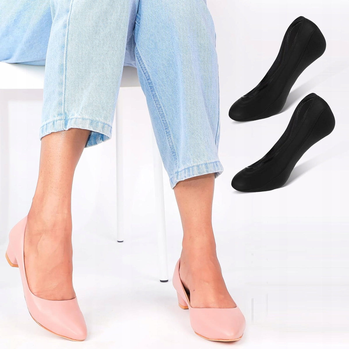 Socks 6 pairs women breathable invisible non-slip feet Brand no brand
