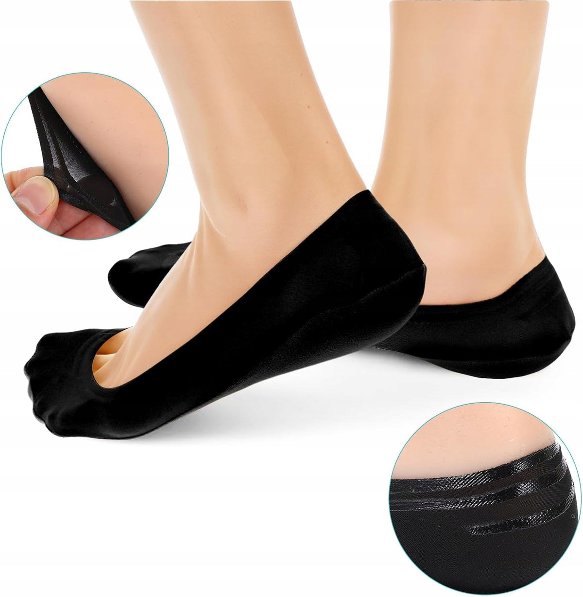 Socks 6 pairs women breathable invisible non-slip feet Manufacturer code 5908107513766