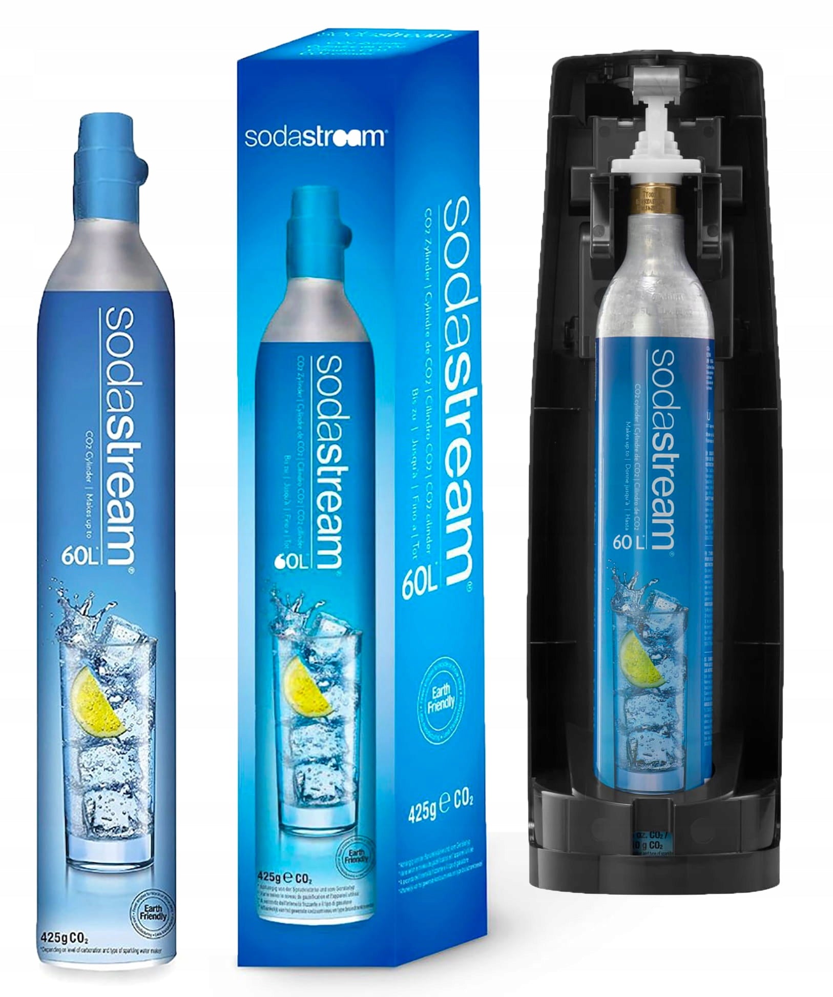 Soda cartridge CO2 cylinder for cylinder saturator Brand SodaStream