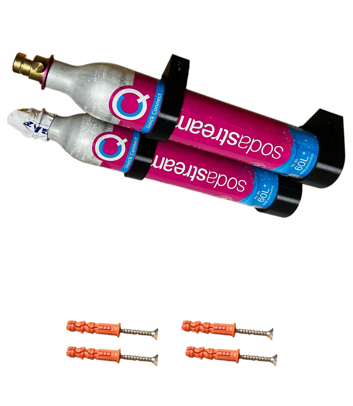 SodaStream CO2 cylinder holder | suspended cartridge | saturator | double Brand no brand