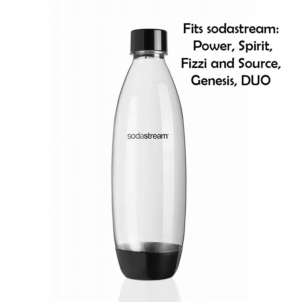 SodaStream FUSE 1L Water Bottle - Dishwasher Black Packaging status original