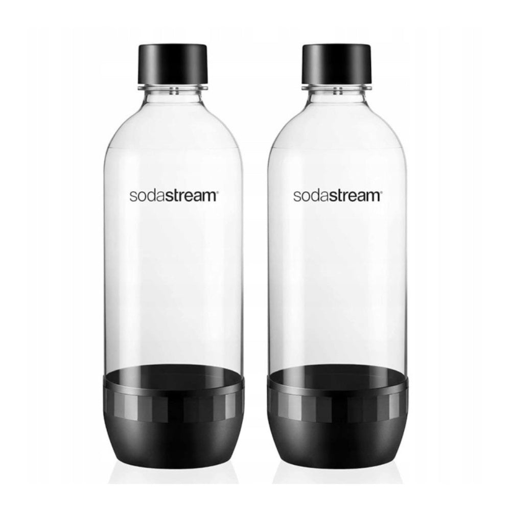 SodaStream Original PET Bottles 1L Set of 2 Bottles for Terra, Art, Spirit