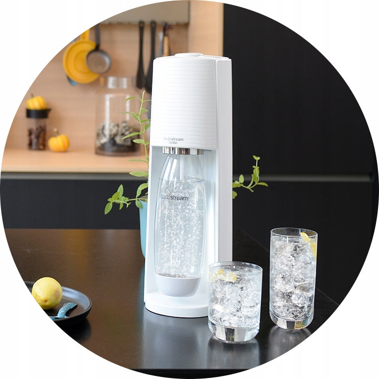 SodaStream Terra saturator set of 2 bottles 1 l + bottle 0.5 l + CO2 bottle Product weight with unit packaging 4 kg