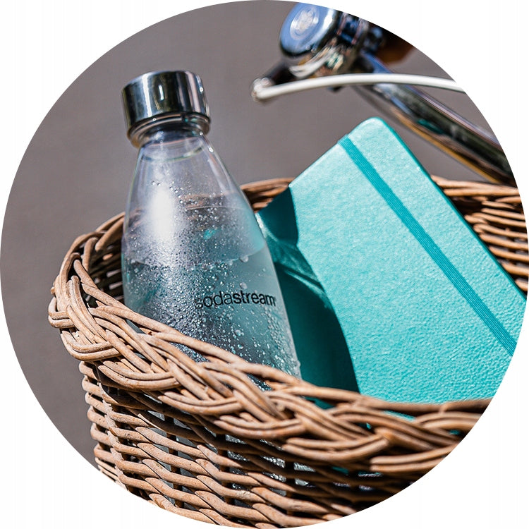 Sodastream ART carbonated water saturator + CO2 gas cartridge + 1L bottle Certificates of conformity CE
