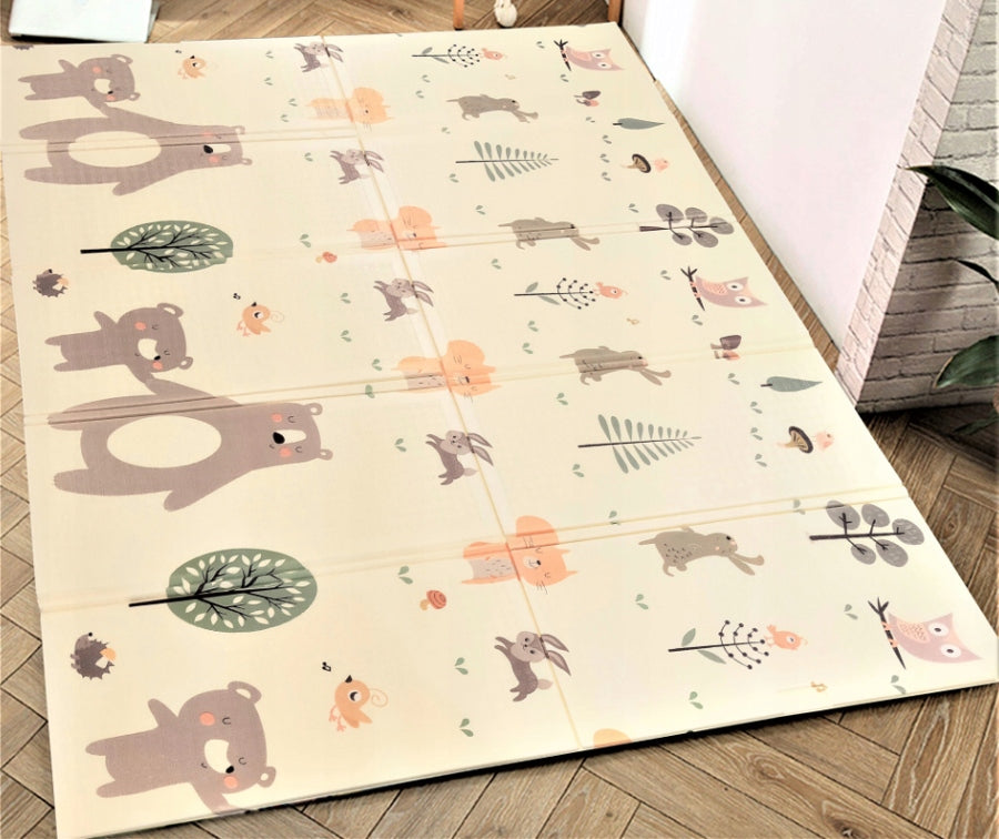 Soft Foam Mat Educational Double Sided Folding for Children 180x200 1cm Manufacturer code MATA SKLADANA R04
