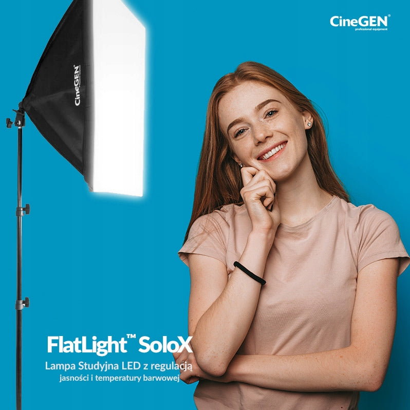 Soft box with remote control Lamp 40x60cm + 85W LED bulb Brand CineGEN