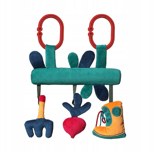 Soft educational sensory - GARDEN BOY stroller pendant Brand Babyono