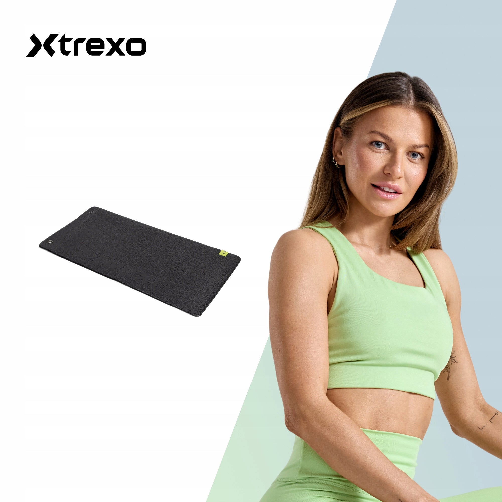 Soft yoga exercise mat XTREXO Professional 100x50 cm TRAINING Packaging status original