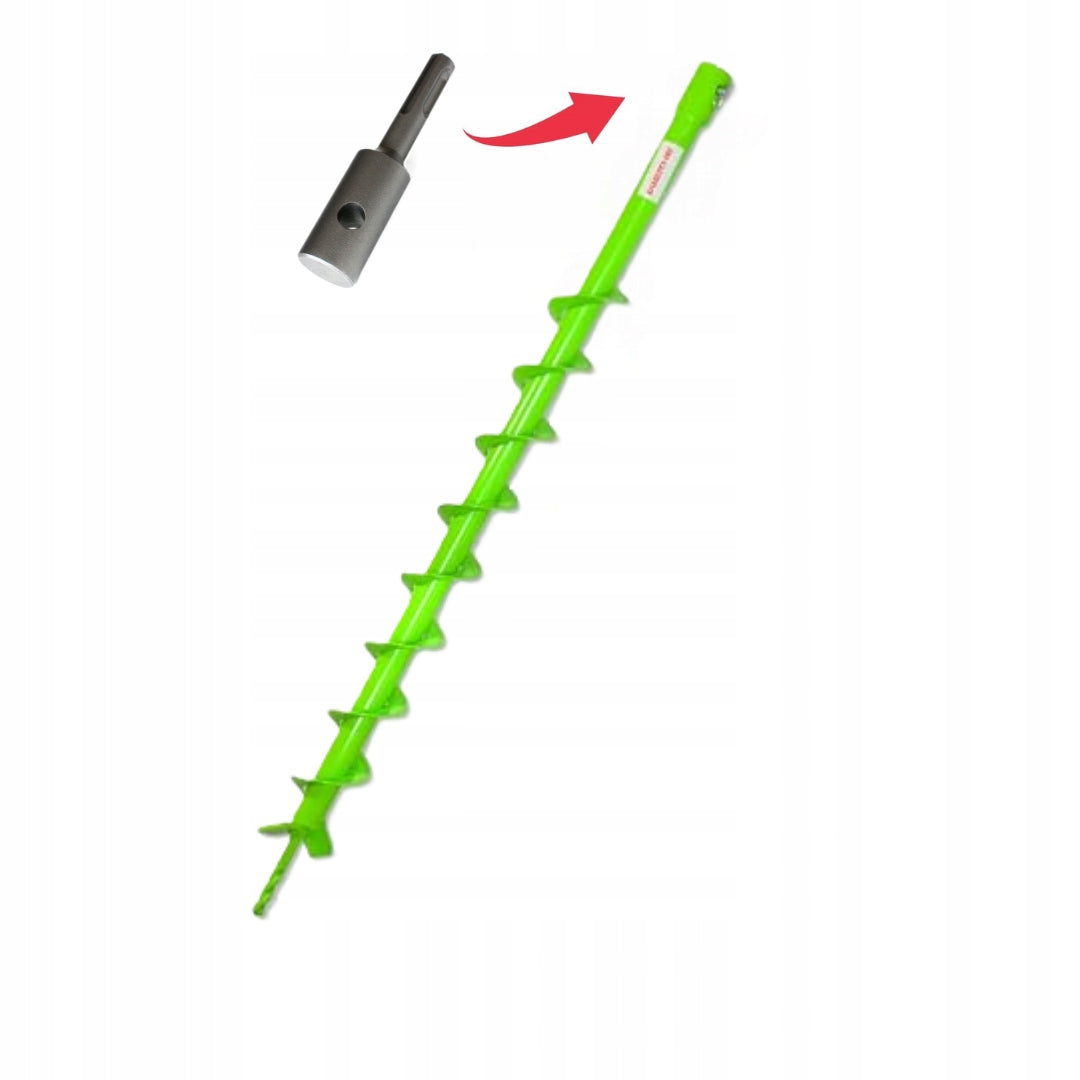 Soil drill 50 mm D + SDS Plus adapter - for planting, garden work
