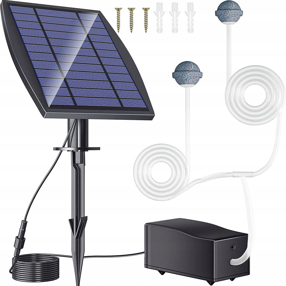 Solar Fountain Pump With Eyelet Water Garden Aerator 3 Operating Modes