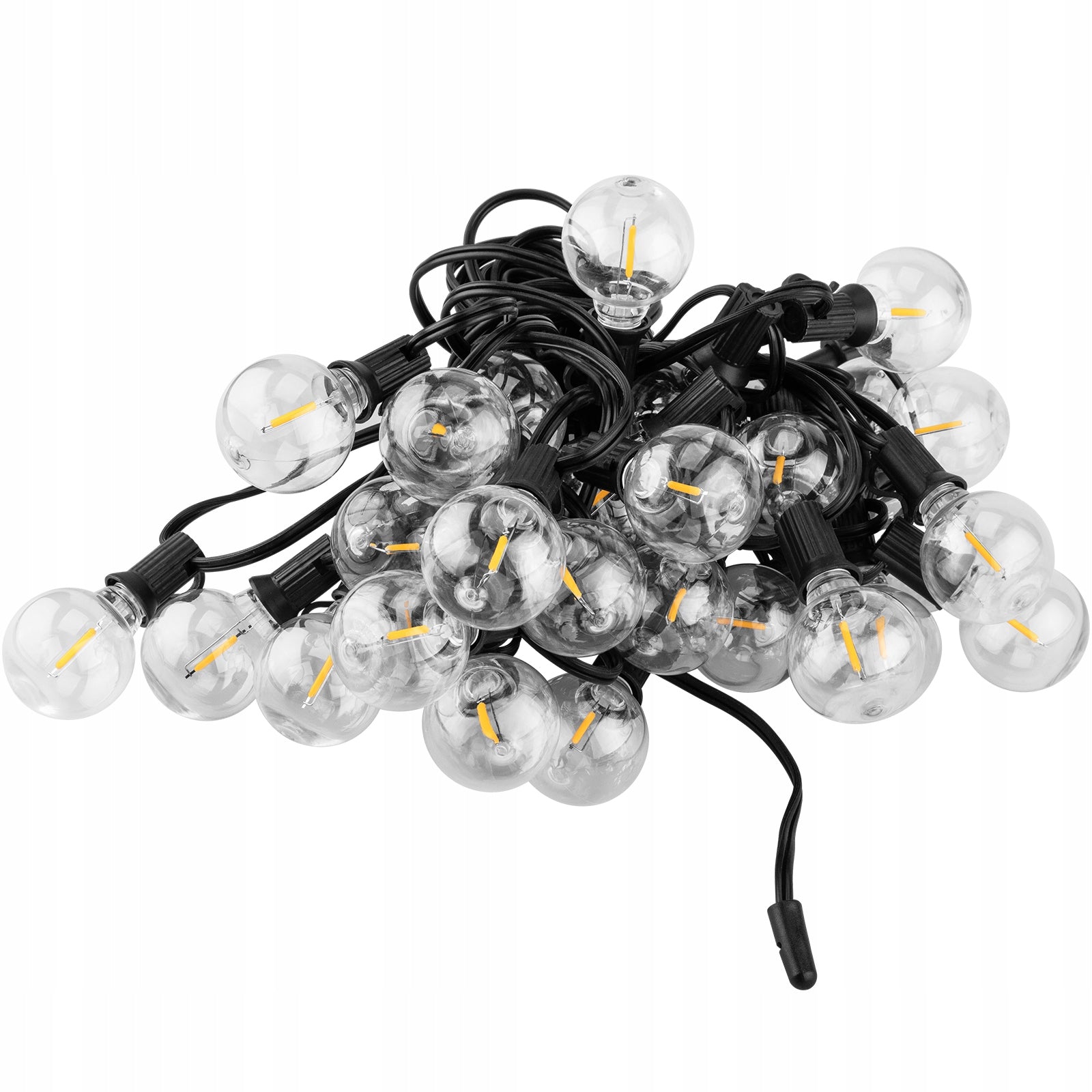 Solar Garden Garland 30LED Decorative Light Ball Lights 15m Remote Control Packaging status original