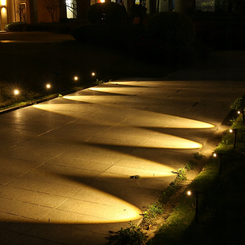 Solar Garden Lamp LED Punched 3X Headlight Twilight Sensor For Garden Power supply solar