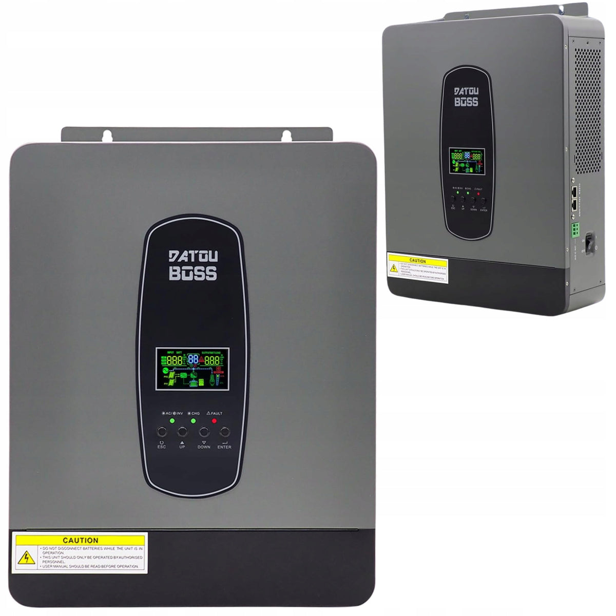 Solar Inverter 3000W 24V 230V Pure Sinus MPPT 80A Hybrid 5500W PV