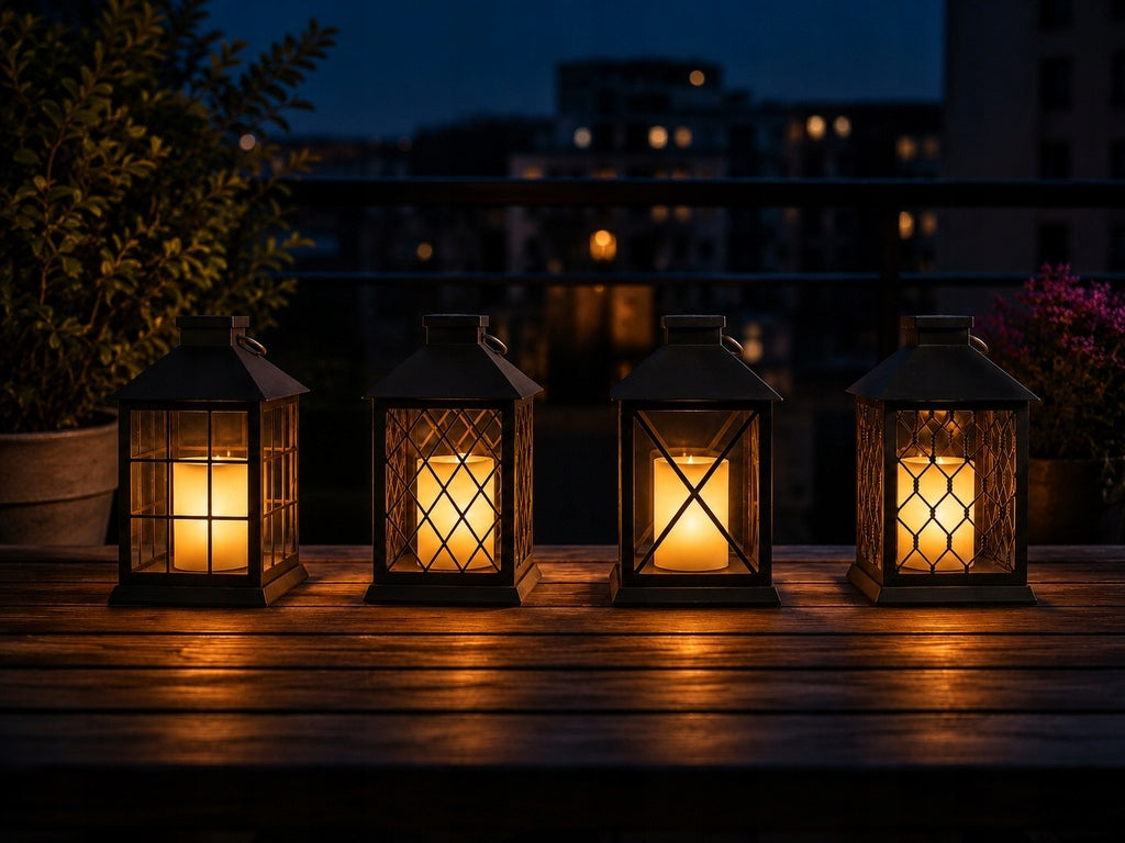 Solar Lamp Garden Lantern Snitch Black Candle MIX Kind hanging lamp