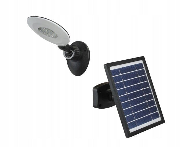 Solar Lamp Large Panel 2 Rechargeable Twilight Other with White Color Brand Capral