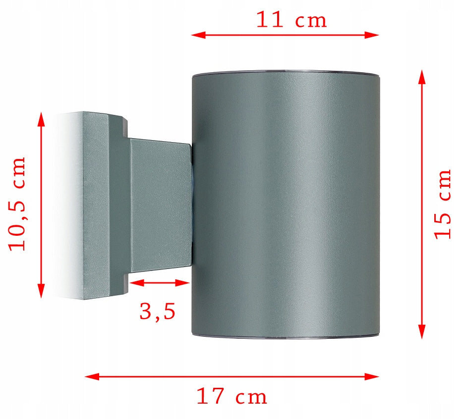 Solar Lamp Wall Lamp Large Lights Top/Bottom Aluminum Housing, not Plastic EAN (GTIN) 5903899220076