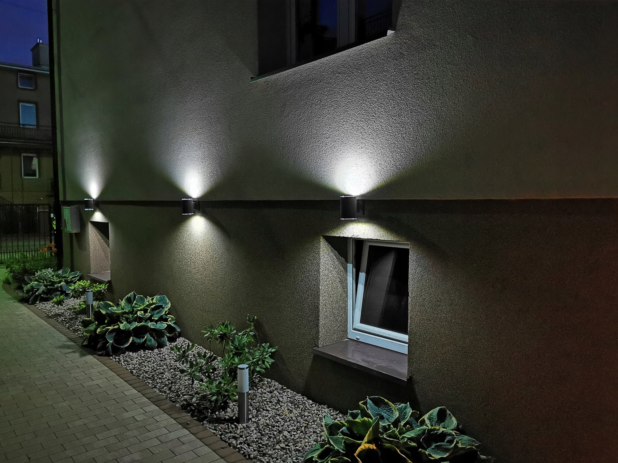 Solar Lamp Wall Lamp Large Lights Top/Bottom Aluminum Housing, not Plastic Thread type other