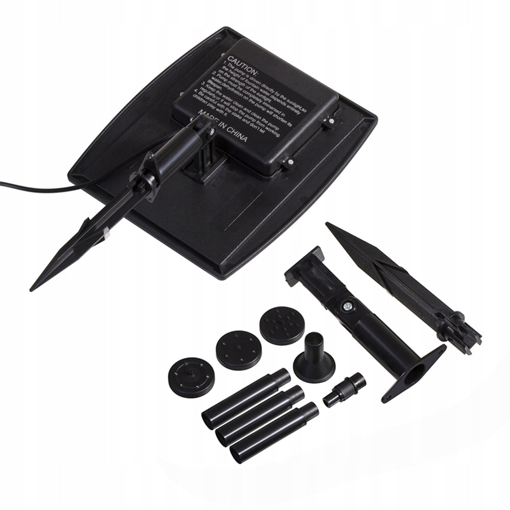 Solar Power Panel Landscape Pool Garden Fountains Pluggable fo Manufacturer no brand
