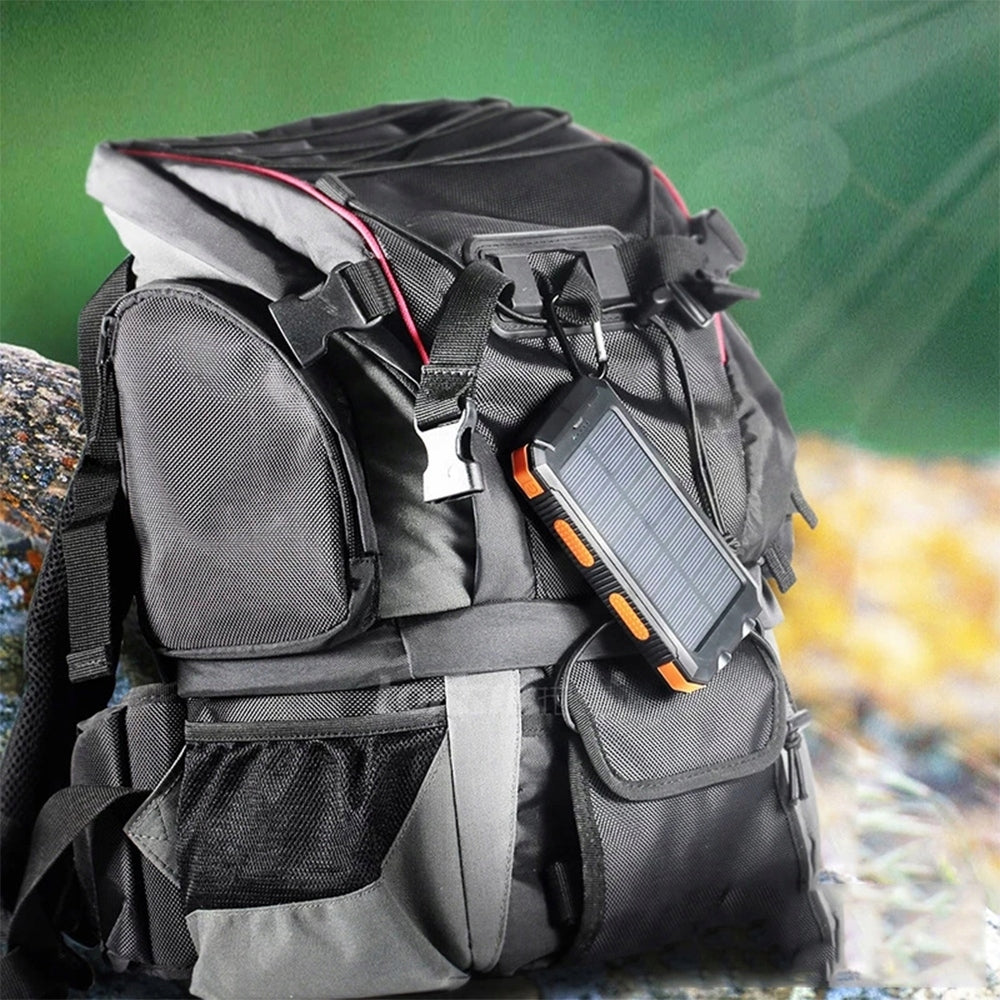 Solar Powerbank 30000mAh For Survival Outdoor with LED and Compass Battery capacity 30000 mAh