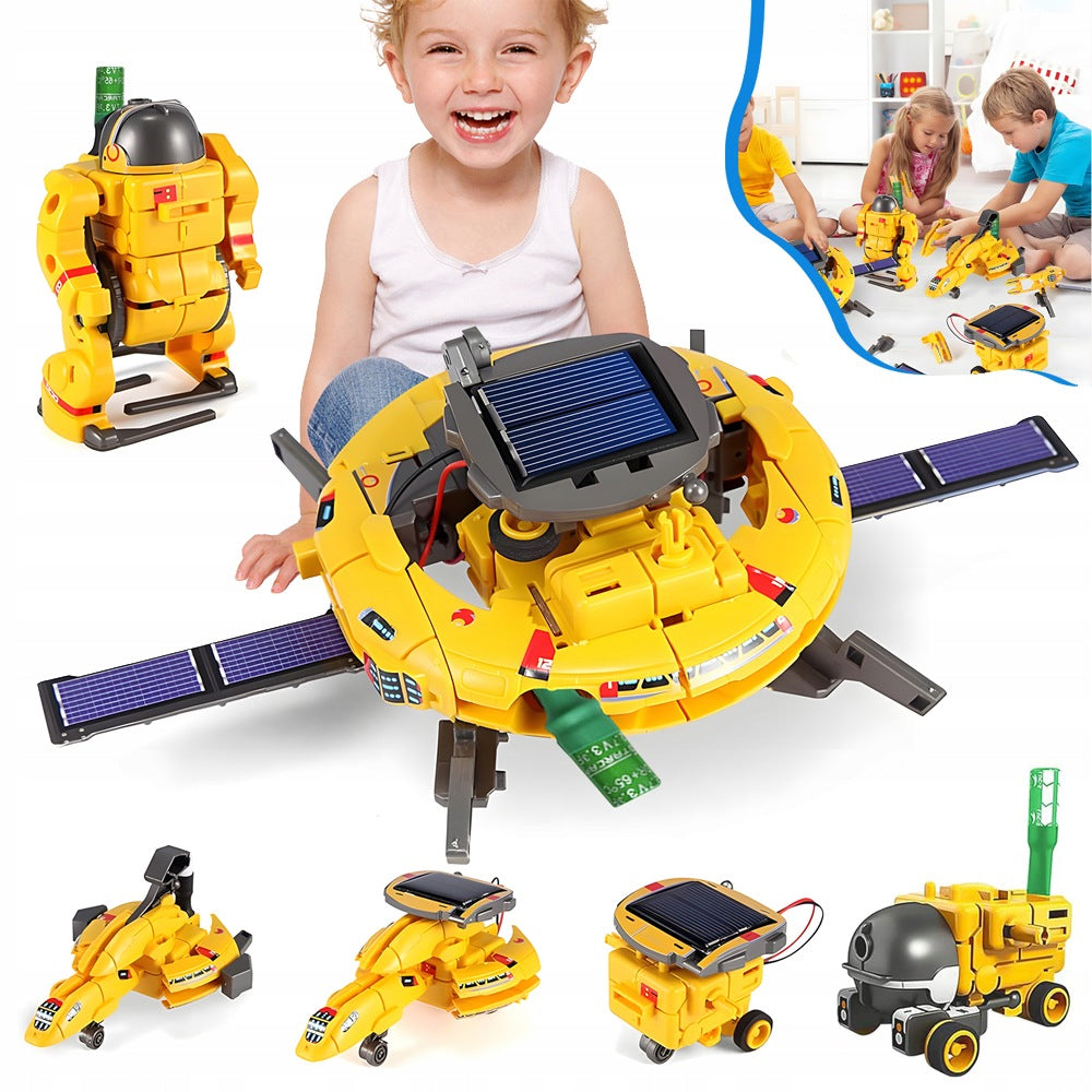 Solar Robot Toy For Kids Self-Assembly Kit For Kids