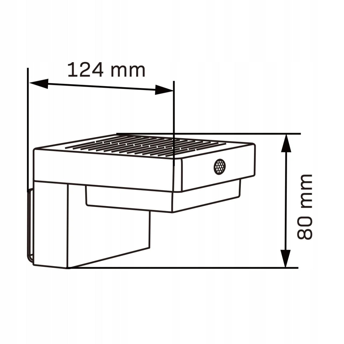 Solar Wall Lamp Outdoor LED MALI PIR Motion Sensor 4000K USB-C Manufacturer code 329417