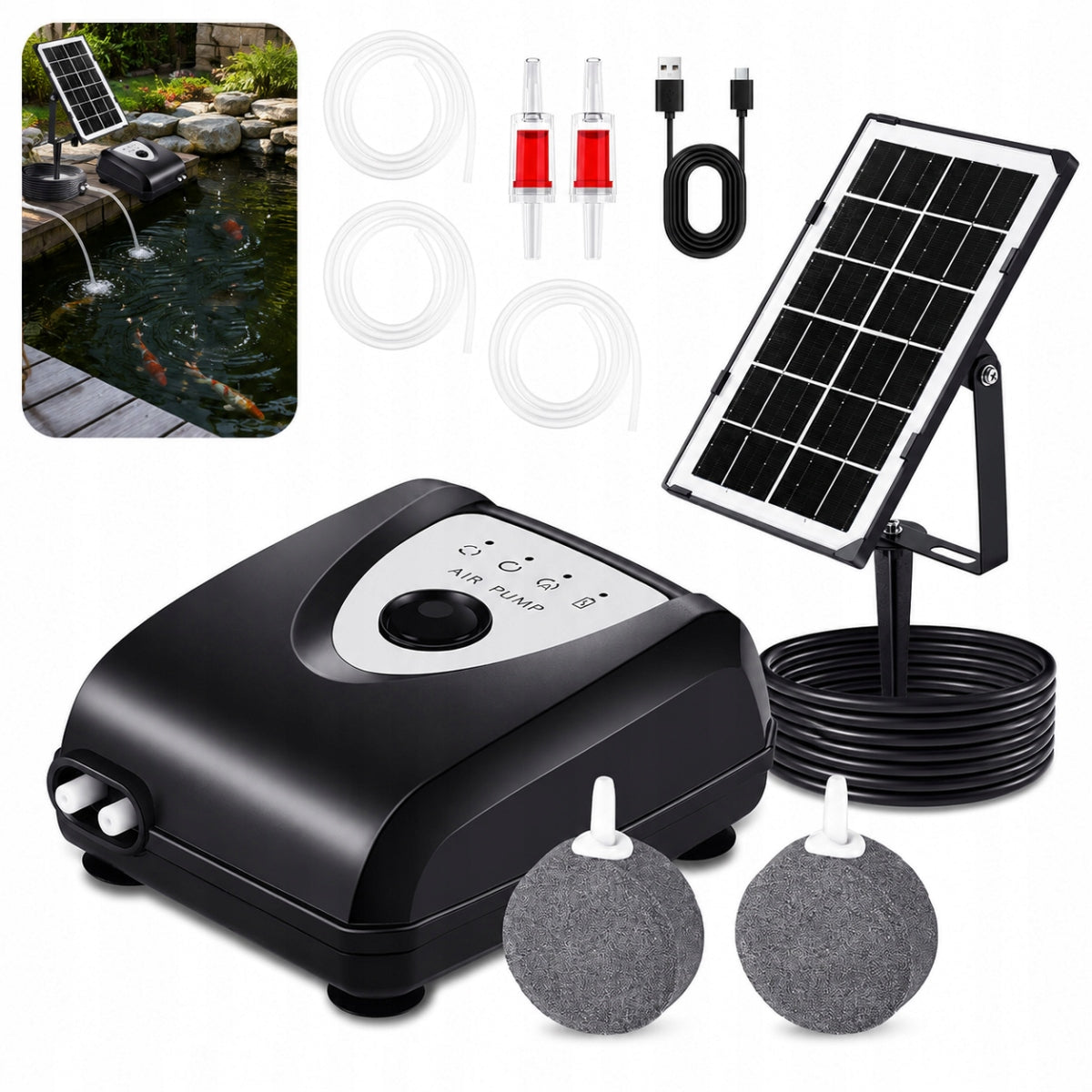 Solar aerator for pond pond air pump 3 pump modes will tell