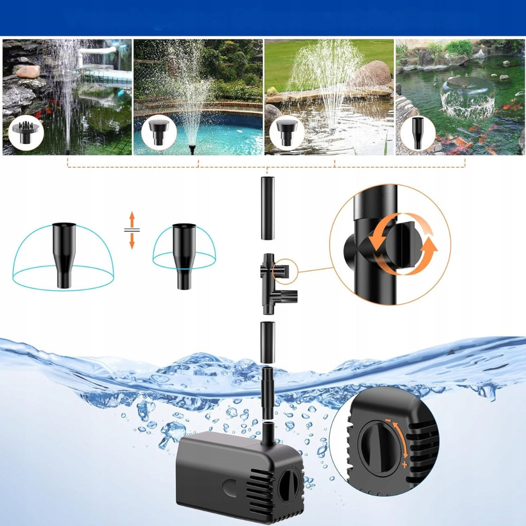 Solar fountain Biling outdoor solar pump for pond Manufacturer Biling