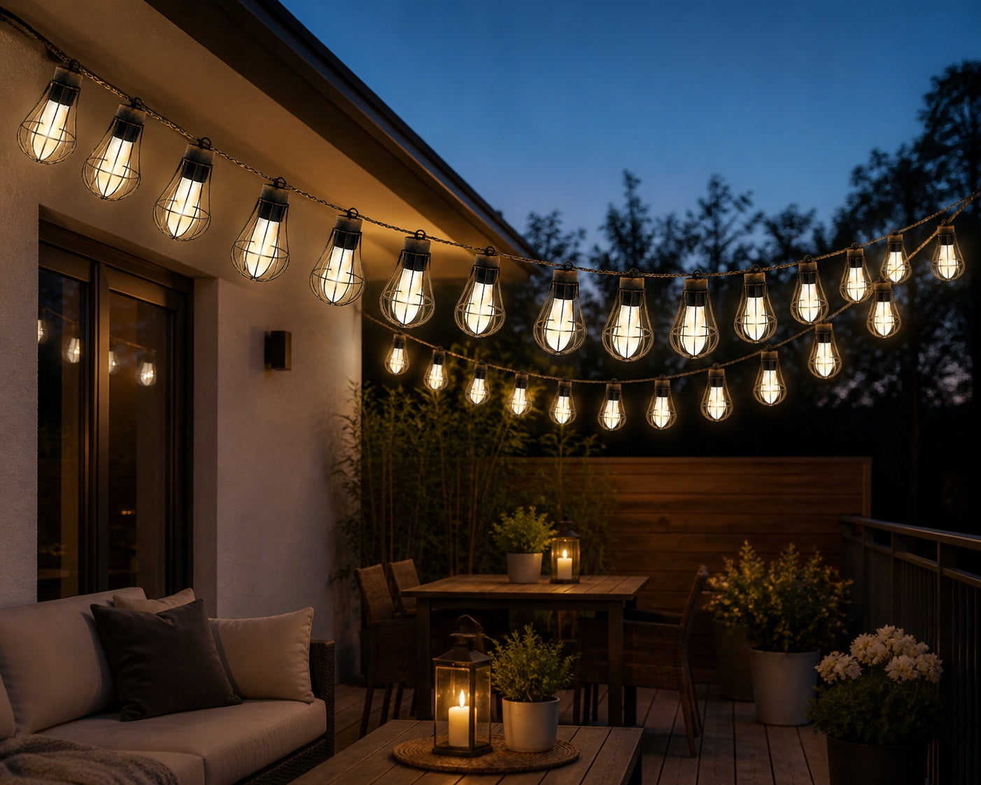 Solar garden garland LED Light chain 20x loft lamps SuperLED Packaging status original