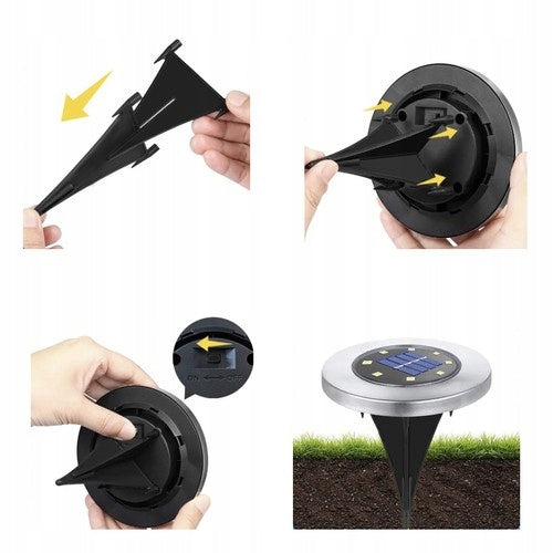 Solar garden lights 12 pcs. Gardlov 24001 17782 Total height 35 cm