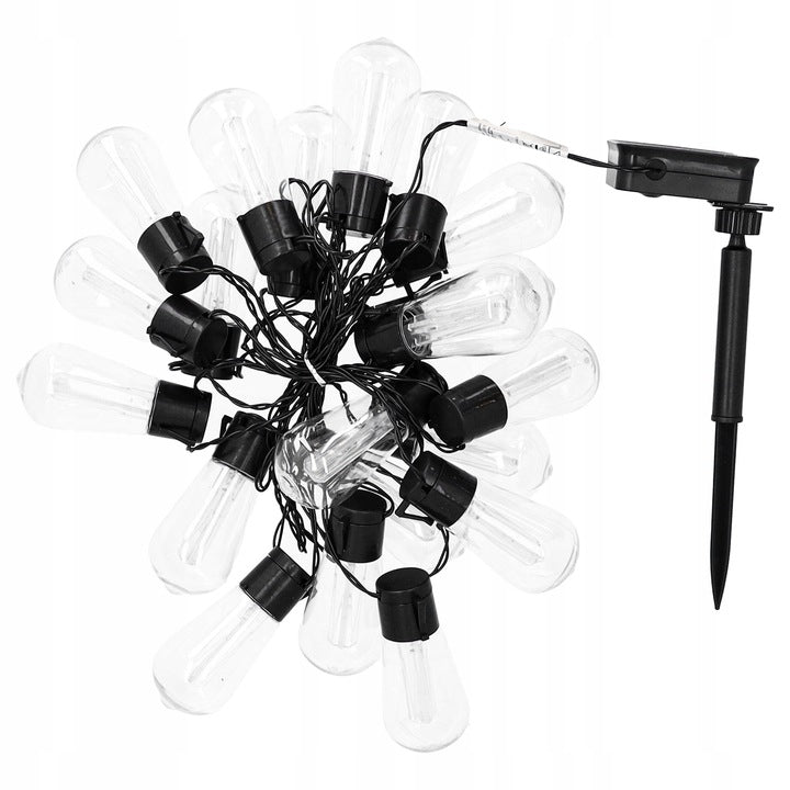 Solar garland 7m garden balcony lamps 20x LED bulbs 8 MODES Packaging status original