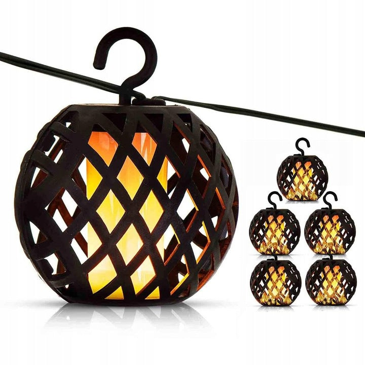 Solar garland LED garden light 20x LED lantern flame SuperLED Number of light points 11 - 20