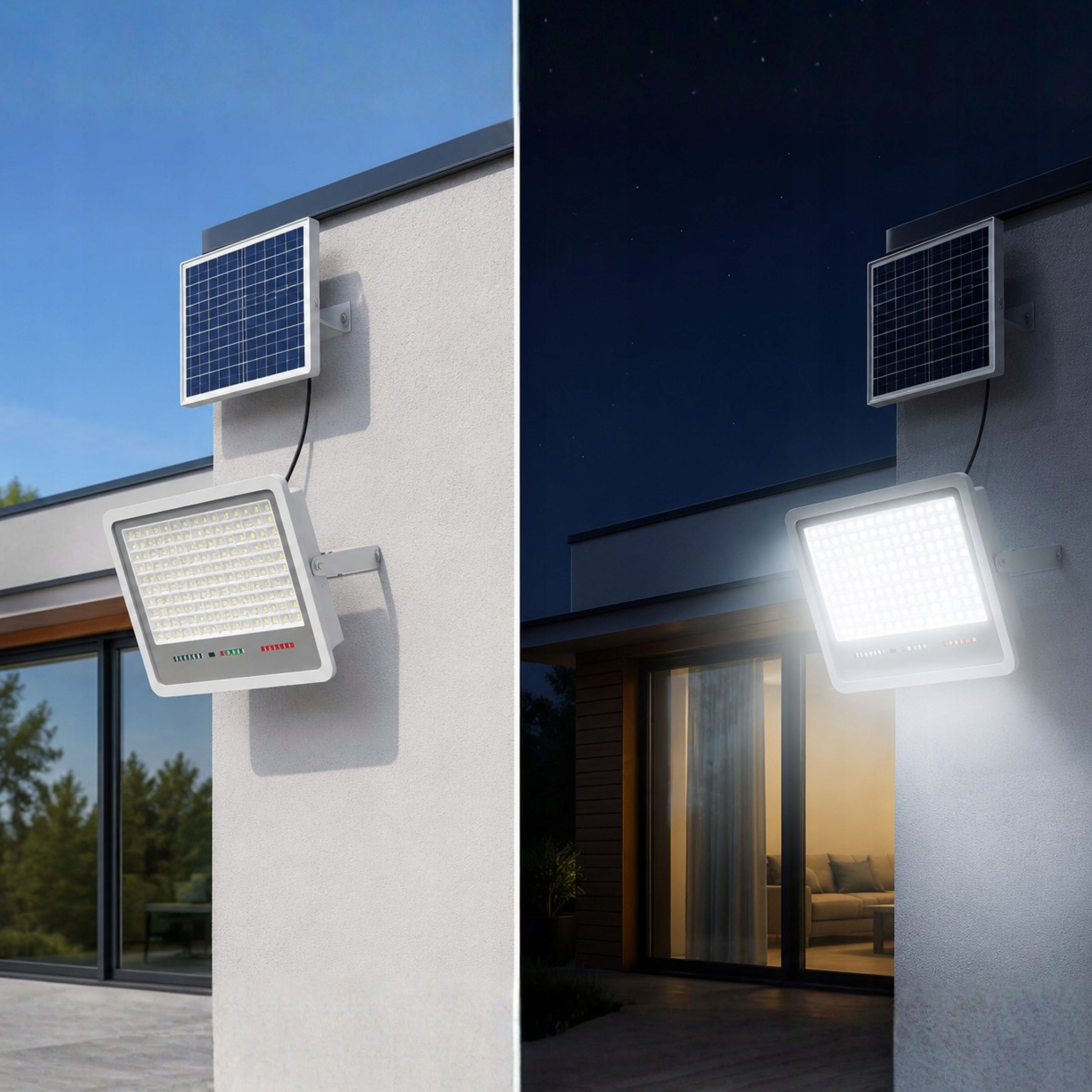 Solar lamp 200W with sensor separate solar panel outdoor parking Manufacturer code Lampa solarna 200w latarnia uliczna led