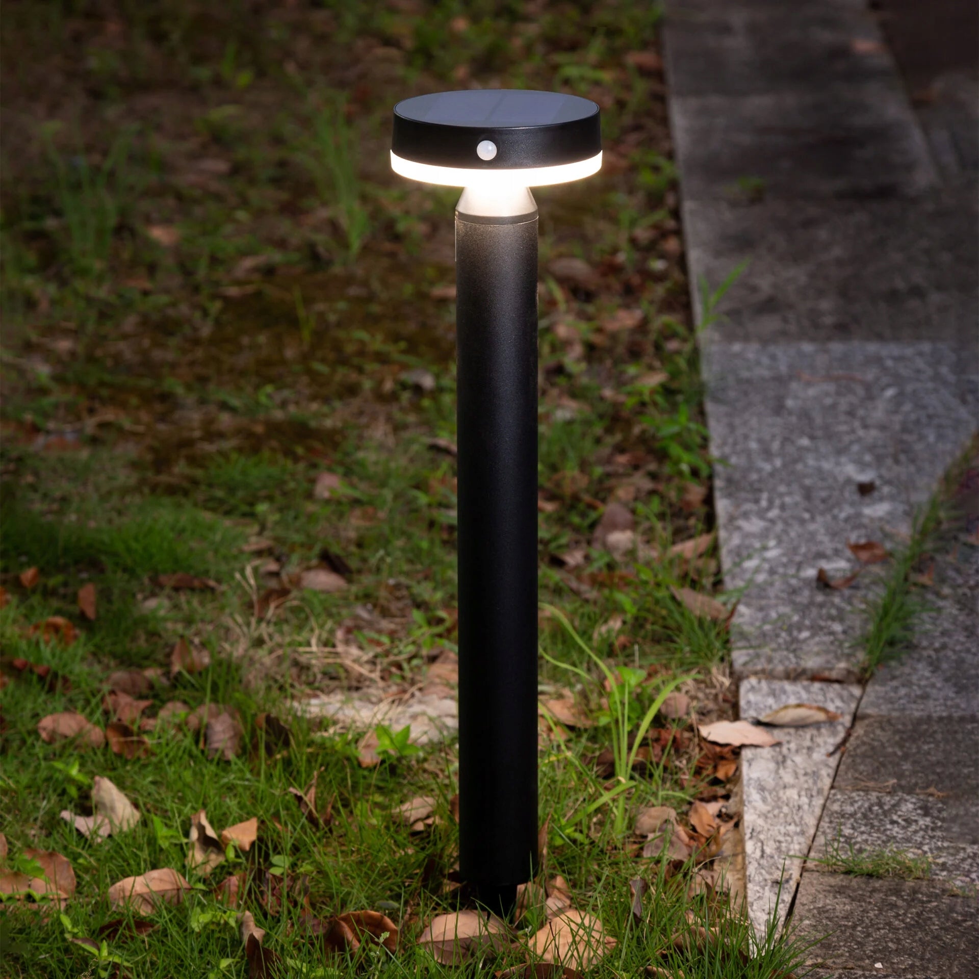 Solar lamp GUINEA LED standing with PIR sensor 50cm 4000K USB-C IP44