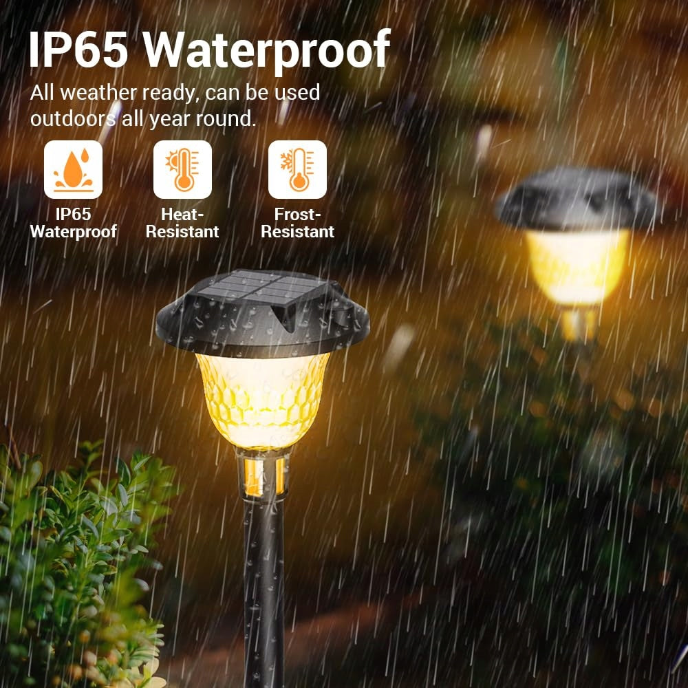 Solar lamps for outdoor garden 4 Pcs IP65 LED Collection QKVZ