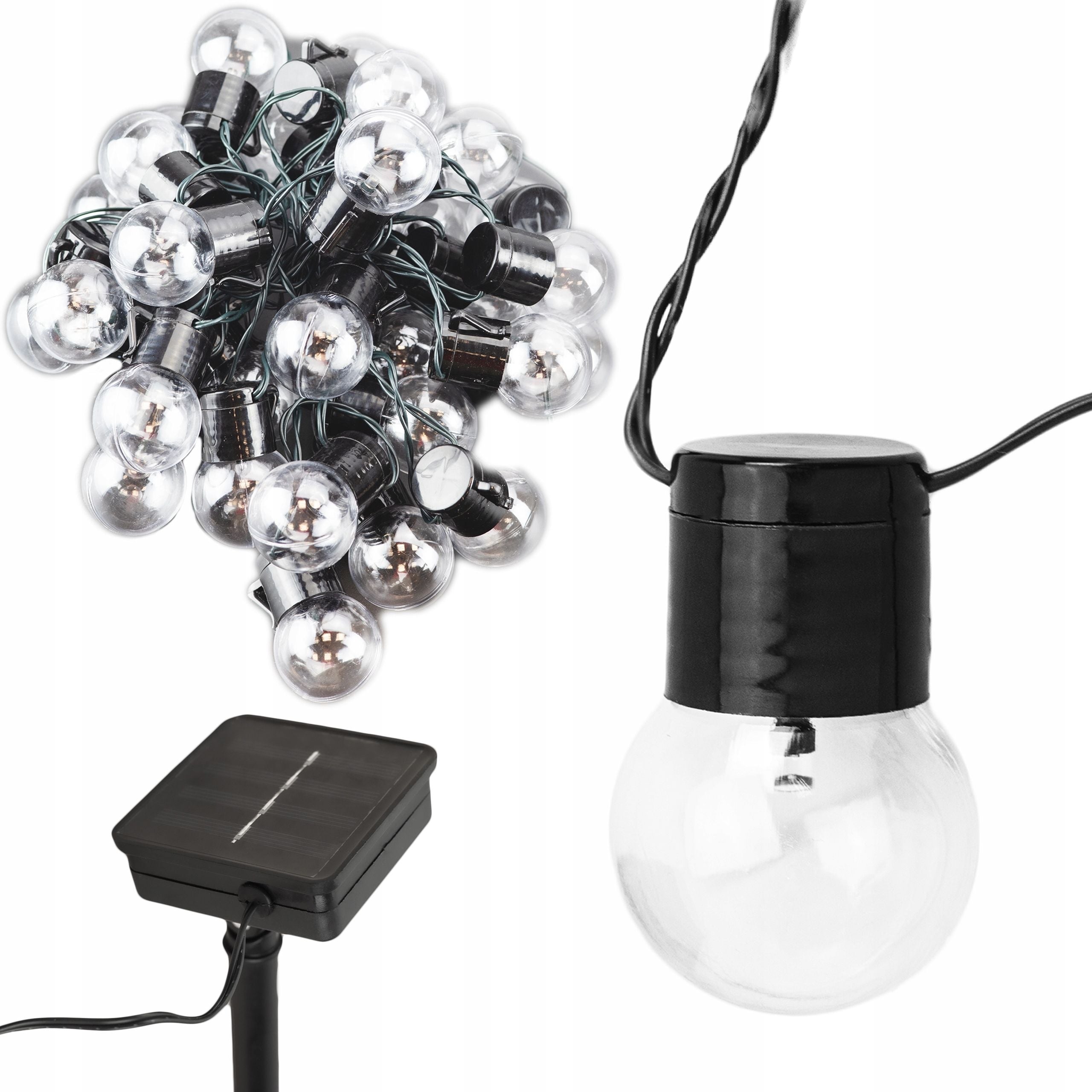 Solar light garland 5m 20x G40