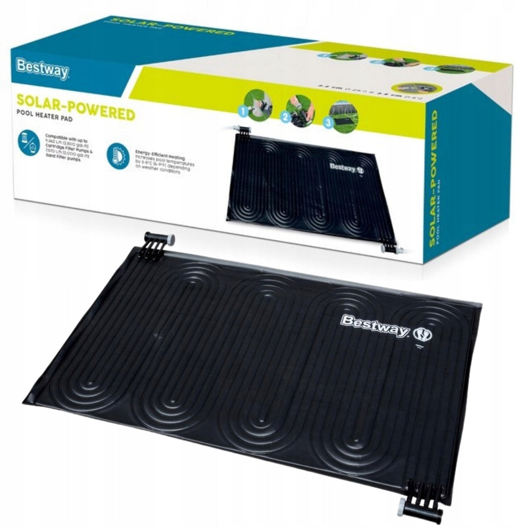 Solar mat panel water heater for swimming pool + accessories Bestway 58423 Packaging status original