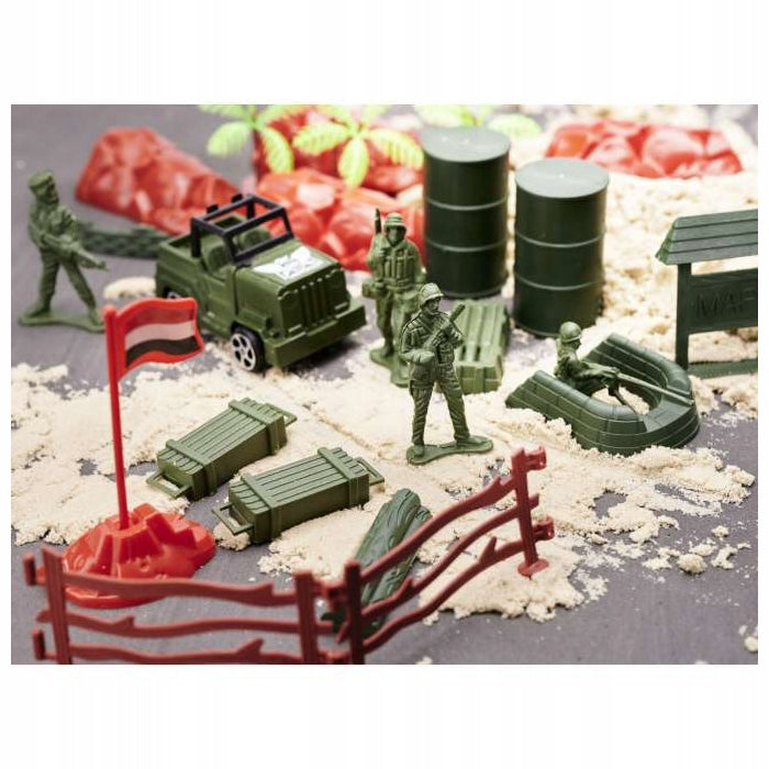 Soldiers military base figurines tank aircraft set of 307 elements Manufacturer code KX6188
