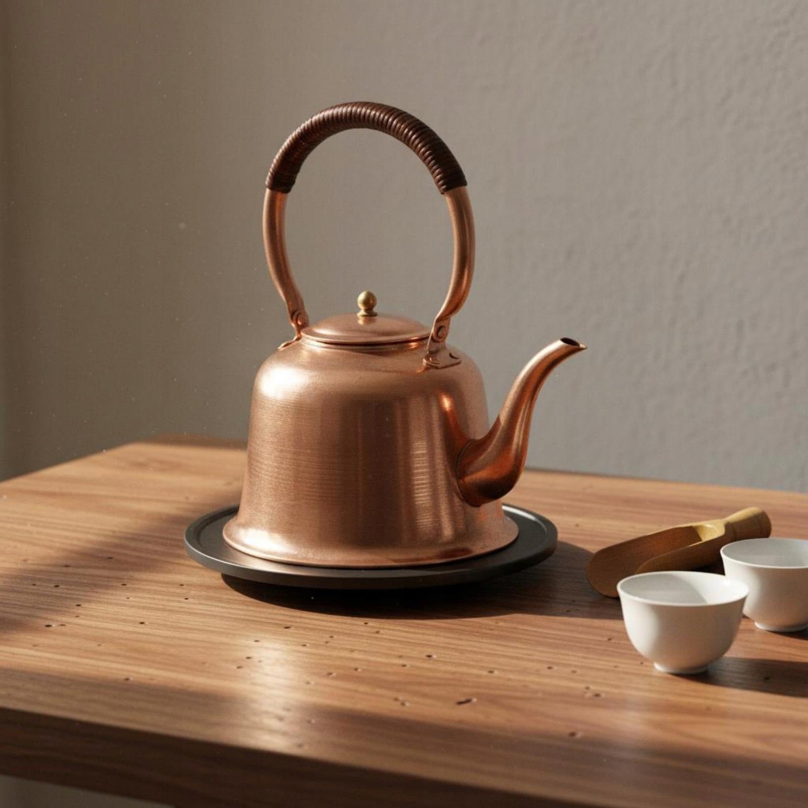 Solid Copper Tea Kettle Long Lasting Copper Tea Kettle Large Packaging status original