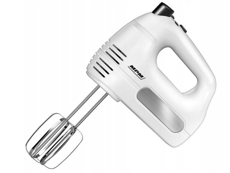 Solid Hand Mixer MPM Food Processor 300W Chrome Stirrers
