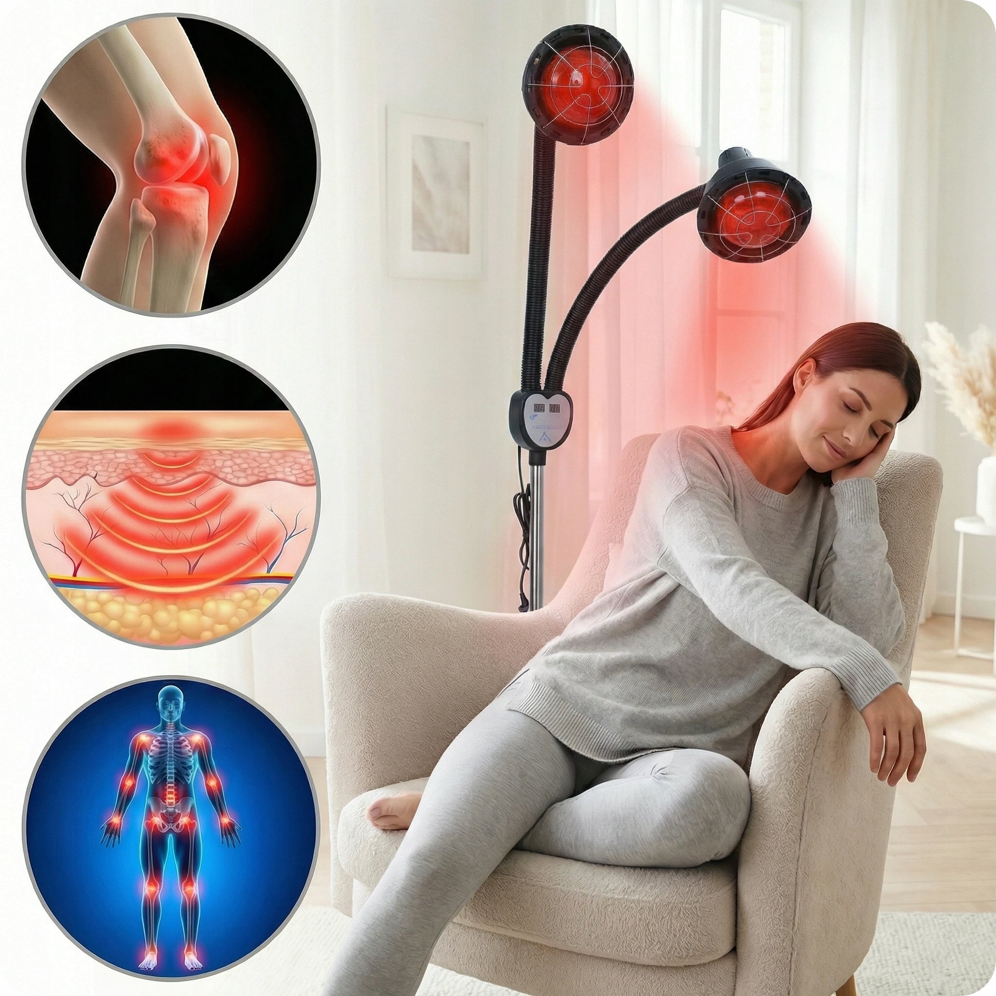 Sollux Cosmetic Healing Lamp on Solux Infrared Tripod Brand Callimed