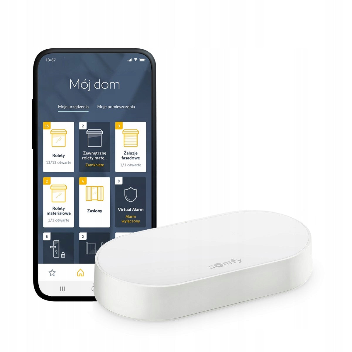 Somfy Intelligent lighting control panel + receiver izymo Connectivity Kit Brand Somfy