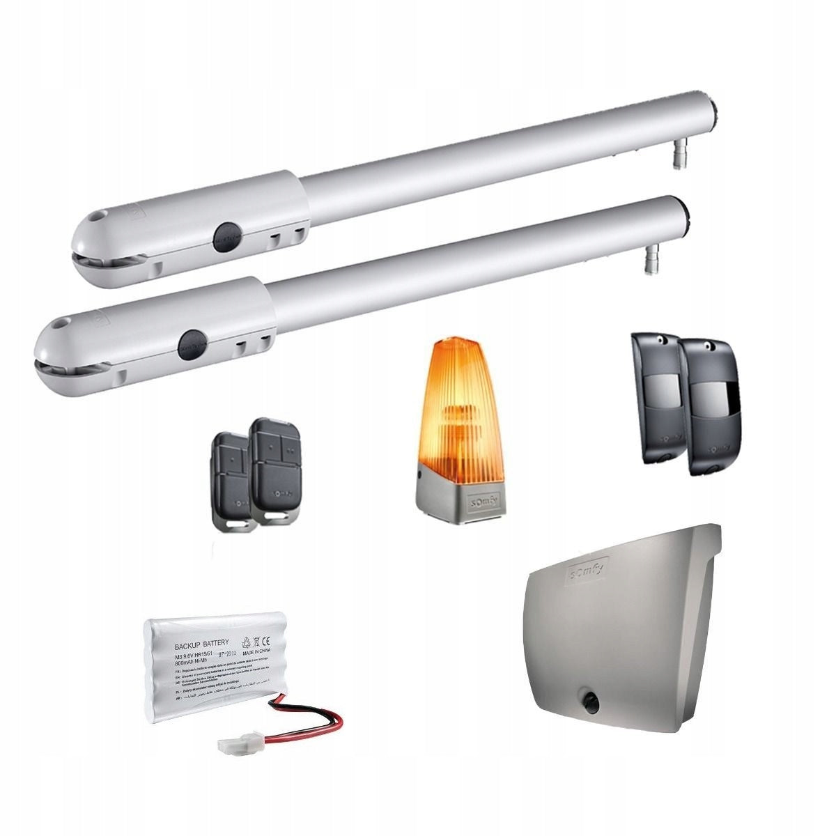 Somfy drive for SGS Essential double-leaf gate 2x remote control battery lamp EAN (GTIN) 3660849589639