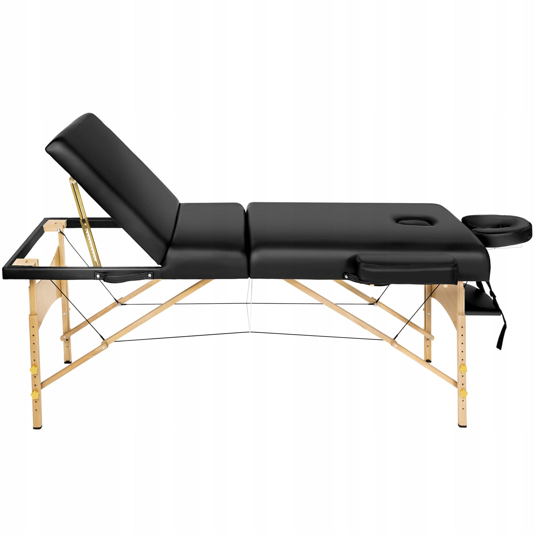 Somwang massage table with 7,5 cm padding with wooden frame Manufacturer code 404376