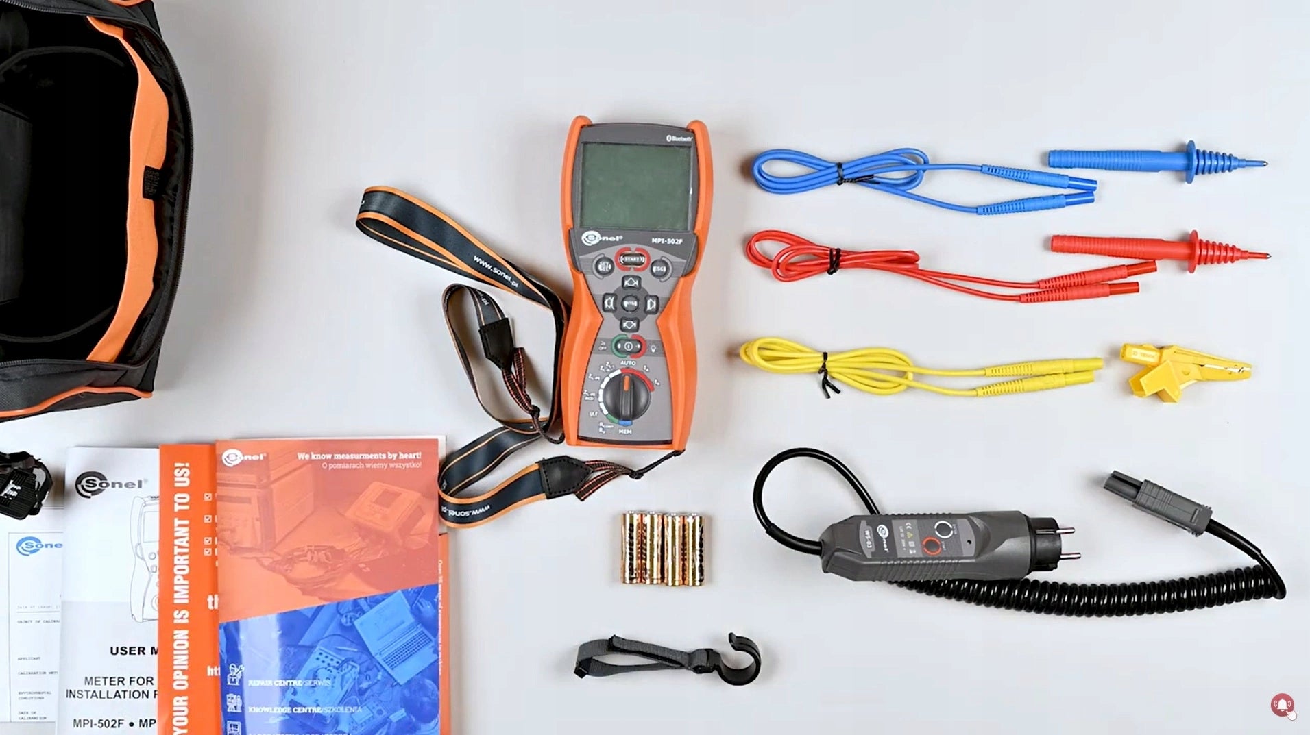 Sonel MPI-502F Multifunctional Electrical Installation Parameter Meter Batteries included yes