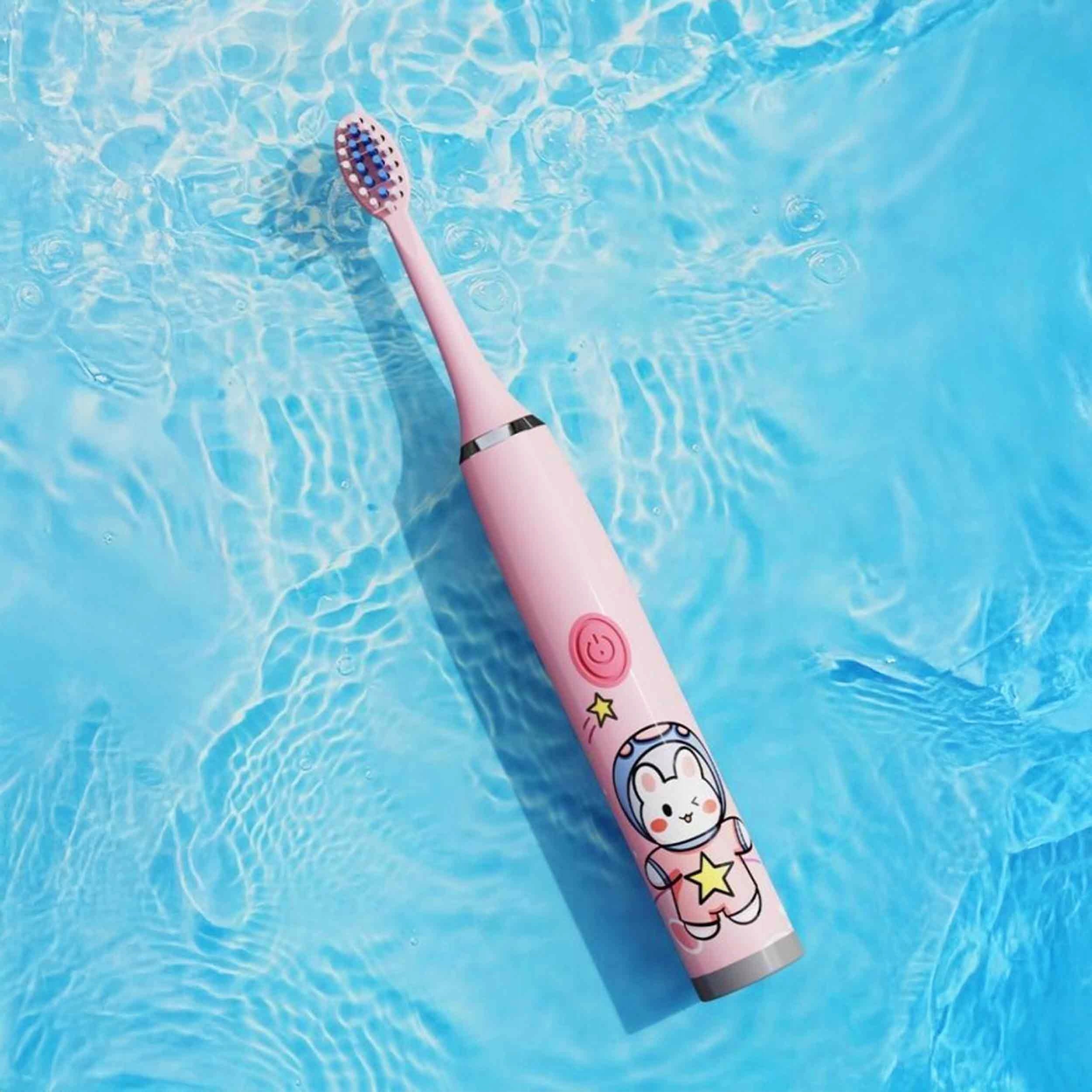 Sonic Space Toothbrush for Kids Electric Toothbrush +12 Tips Packaging status original