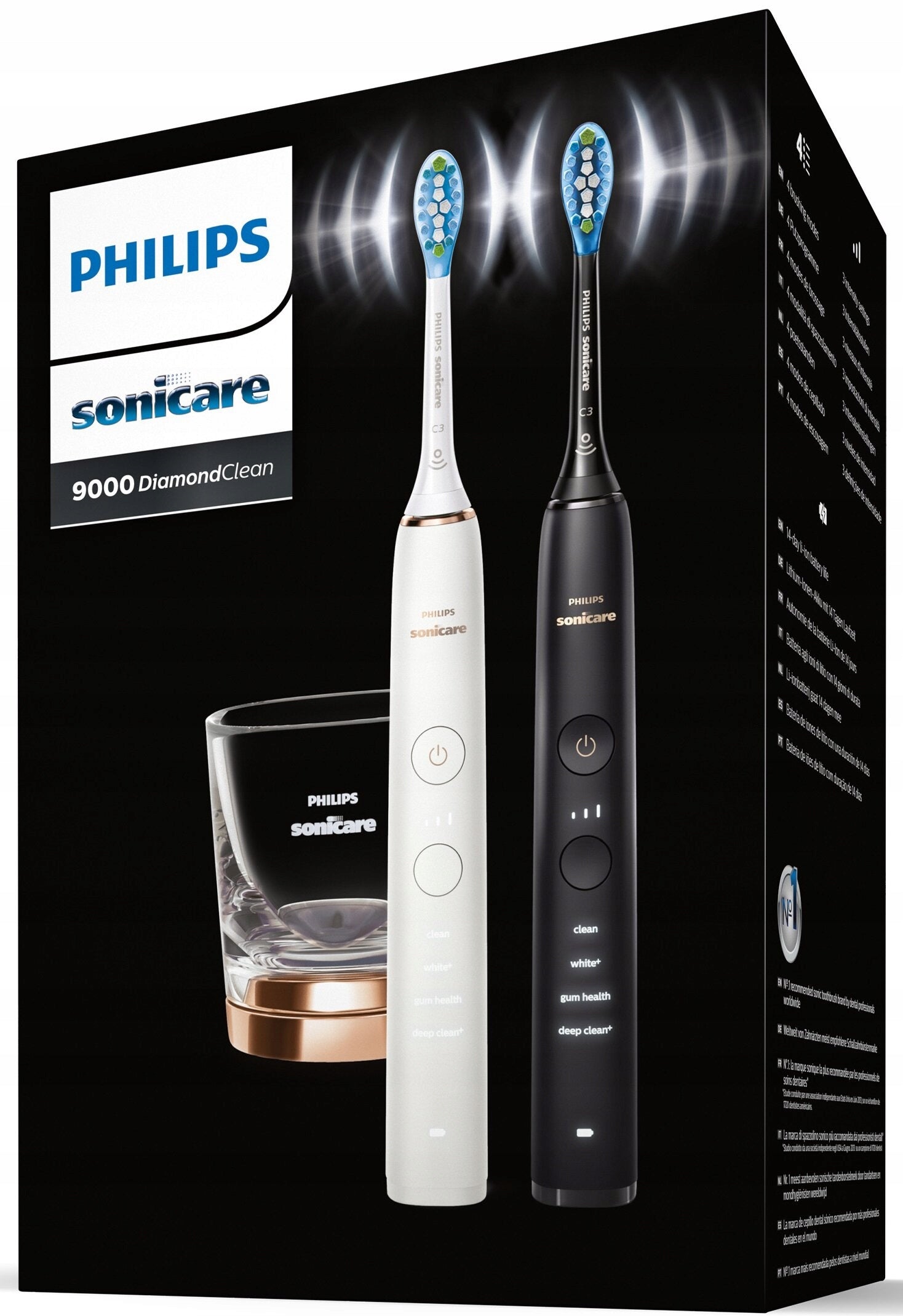 Sonic electric toothbrush PHILIPS HX9914 57 (2 pieces) Functions speed adjustment timer