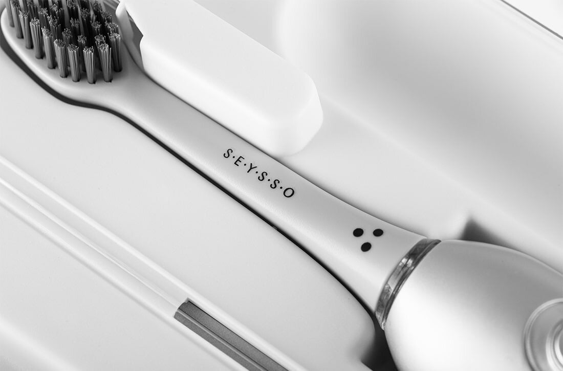Sonic toothbrush SEYSSO Professional Silver Brand SEYSSO
