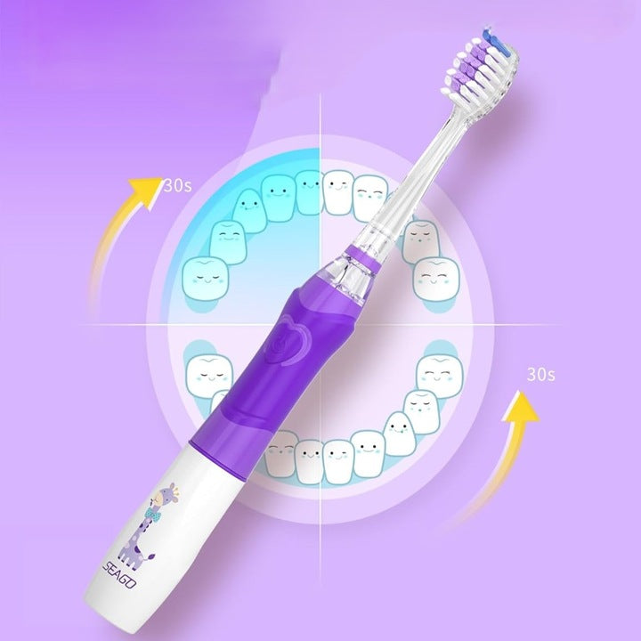Sonic toothbrush for children with 8 tips!! - Purple SEAGO SG-977 Manufacturer code SG-977 8V