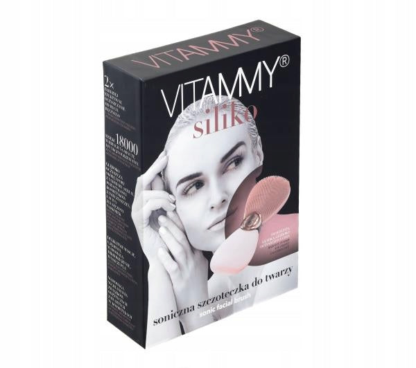 Sonic toothbrush for face Vitammy Siliko Rechargeable Pink Packaging status original