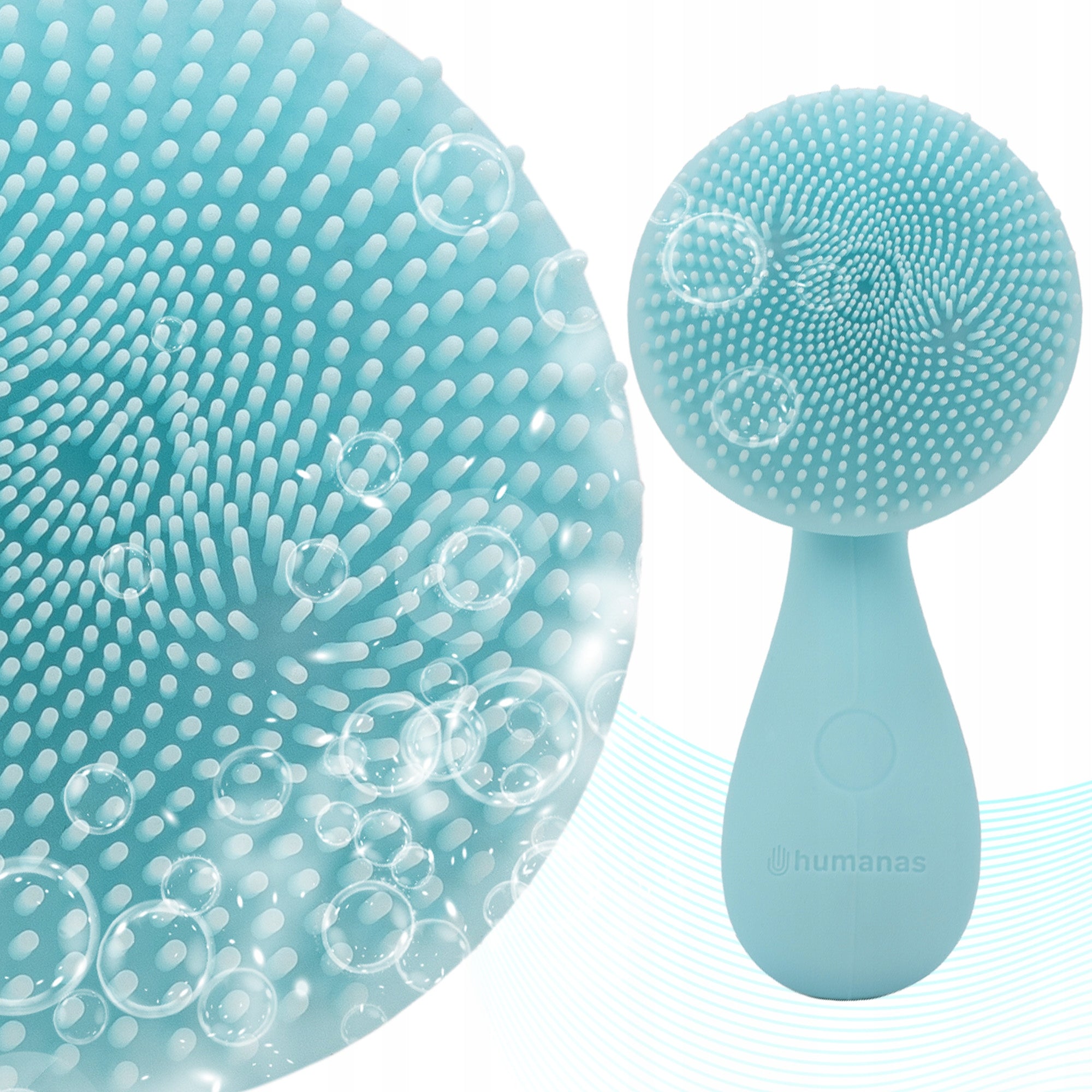Sonic toothbrush with magnetotherapy function Humanas Magna Wave - green